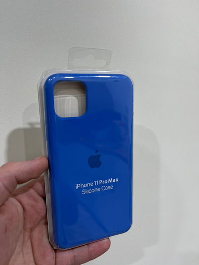 Silicone Case iPhone 11 Pro Max Azul Claro