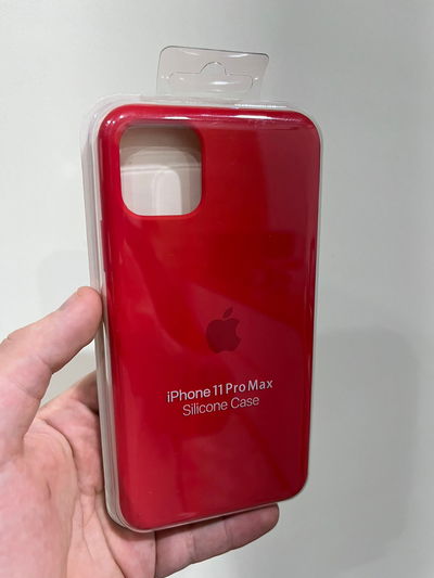 Silicone Case iPhone 11 Pro Max Rojo