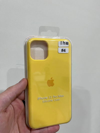 Silicone Case iPhone 11 Pro Max Amarillo