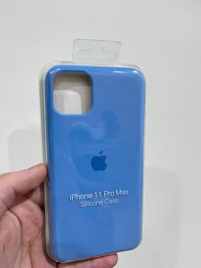 Silicone Case iPhone 11 Pro Max Celeste