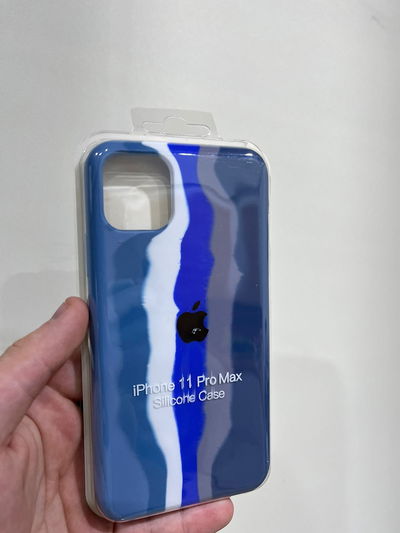 Silicone Case iPhone 11 Pro Max Rainbow