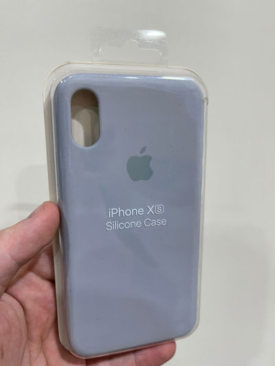 Silicone Case iPhone XS Gris