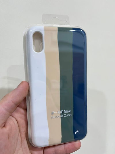 Silicone Case iPhone XS Max Rainbow