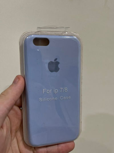 Silicone Case iPhone 7 Celeste