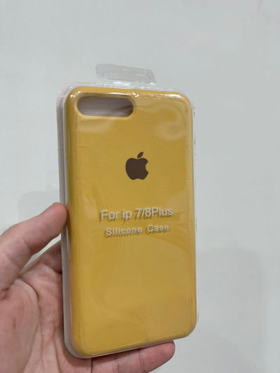 Silicone Case iPhone 7 Plus Amarillo
