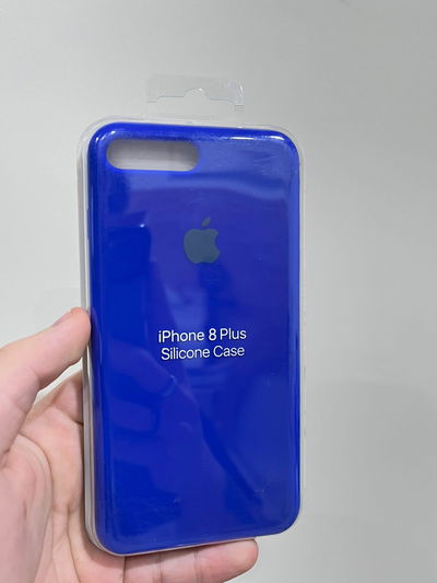 Silicone Case iPhone 7 Plus Azul Electrico