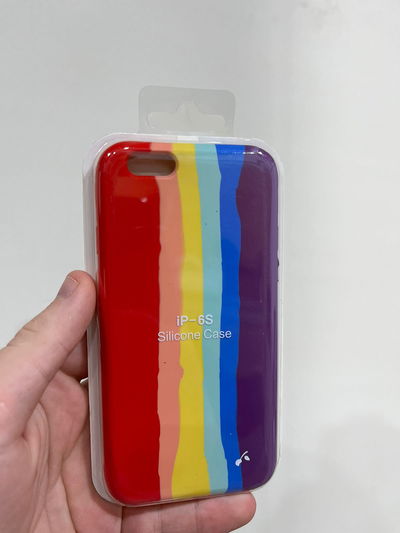 Silicone Case iPhone 6 S Rainbow