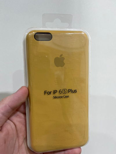 Silicone Case iPhone 6 S Plus Mostaza