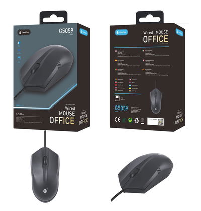 Mouse Óptico One Plus 1200 DPI