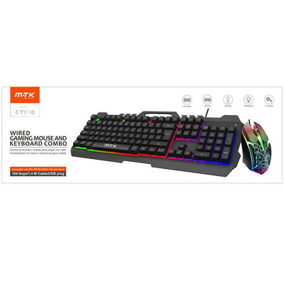 Teclado + Mouse MTK Combo Gamer 2 en 1