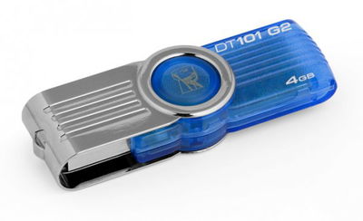 Pendrive Kingston 3.0 4GB Azul