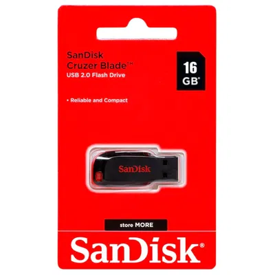 Pendrive SanDisk 2.0 16GB Negro