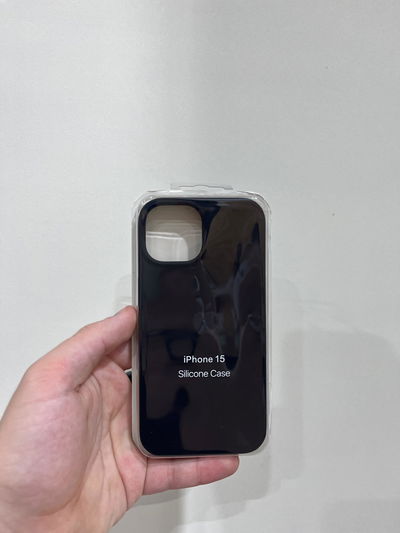 Silicone Case iPhone 15 Negro