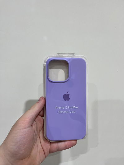 Silicone Case iPhone 15 Pro Max Lila