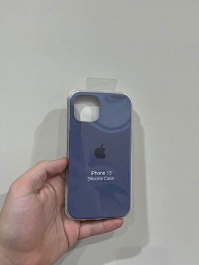 Silicone Case iPhone 13 Gris
