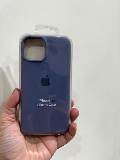 Silicone Case iPhone 14 Gris