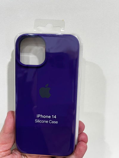 Silicone Case iPhone 14 Violeta 
