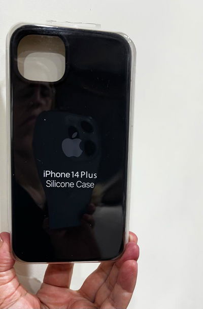 Silicone Case iPhone 14 Plus Negra