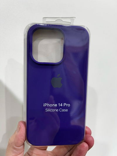 Silicone Case iPhone 14 Pro Violeta 