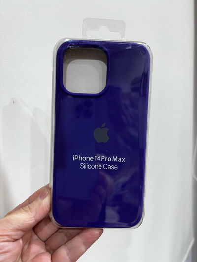 Silicone Case iPhone 14 Pro Max Violeta