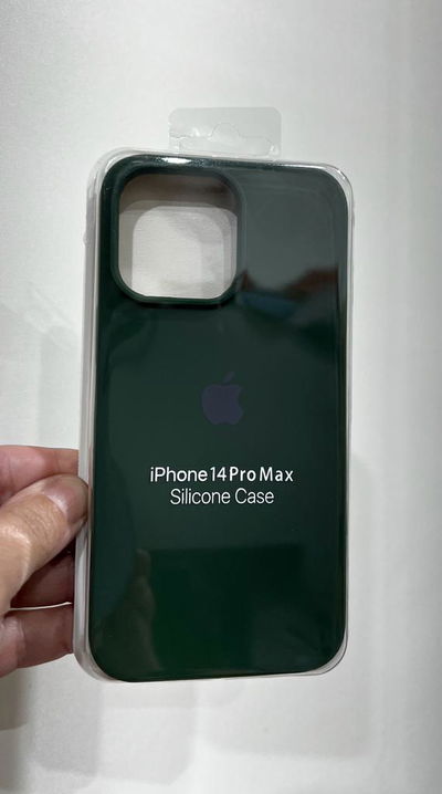 Silicone Case iPhone 14 Pro Max Verde