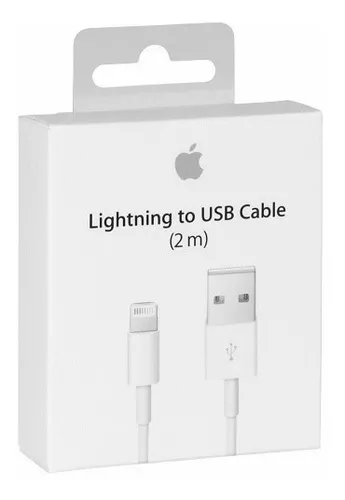 Cable de 2m iPhone USB a Lightning Calidad Certificada 