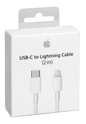 Cable iPhone de 2m iPhone Tipo C a Lightning Calidad Original