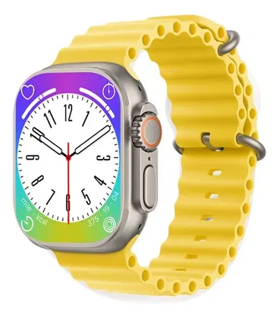 Reloj Inteligentes T900 Ultra Big 2.09"  pantalla infinita gigante - AMARILLO  -