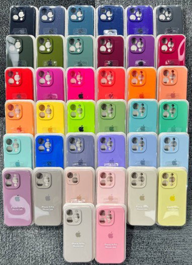 SILICONE CASE CON CUBRE CAMARA DE LA 11 A 14 PRO MAX