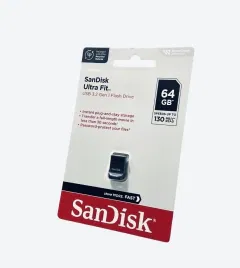 Pendrive Sandisk Ultra Fit 64gb 3.1 Nano Usb Estéreo/pc/note stma