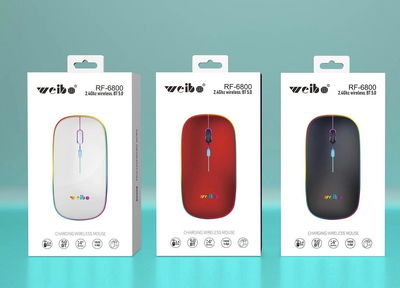 MOUSE WEIBO CON LUZ RECARGABLE MO-2025 FULLTMA