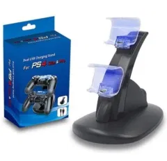 Cargador Base Vertical Controles Joystick Ps4 + Cable USB