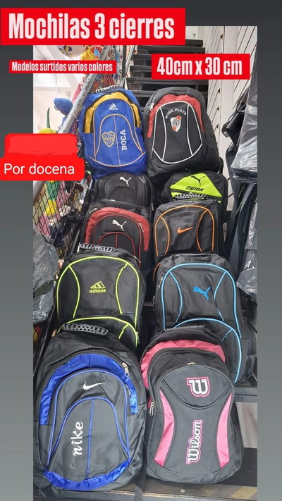 MOCHILA VARIOS DISEÑO SUPER GRANDES 