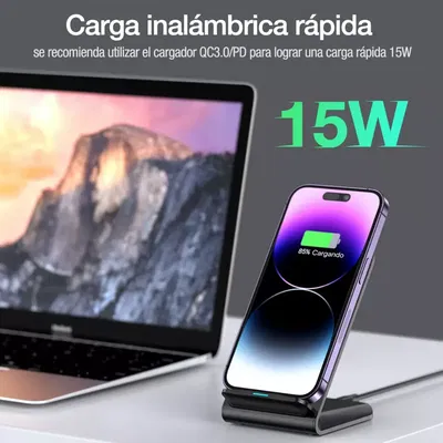 Cargador inalámbrico (15W) 1HORA