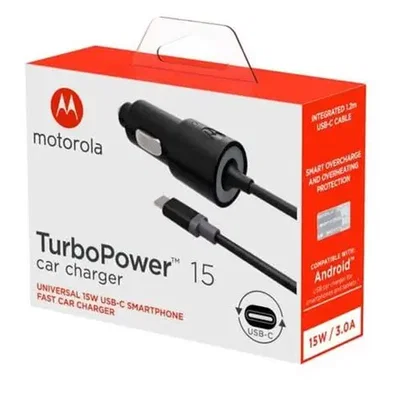 Cargador Auto Motorola Turbo Power 18w Micro Usb