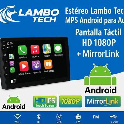 Reproductor tipo Carplay Auto 7" display tablet MP5