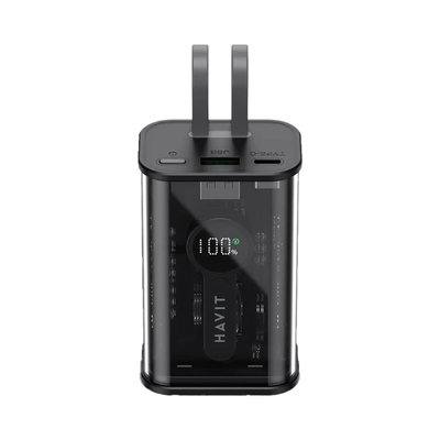 CARGADOR PORTÁTIL HAVIT PB94 10000MAH NEGRO