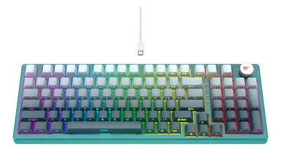 HAVIT Teclado Gamer Kb899l Mecánico 97% Rgb Hotswap Usb C