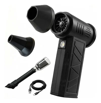 LAMBO TECH Soplador Aire Potente Multiuso Inalámbrico Mini jet Portátil 7 EN 1