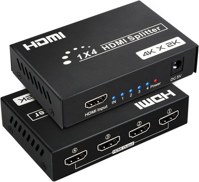 PRONEXT HDMI SPLITER DIVISOR 4K 1ENTRADA 4 SALIDAS 3D 1080FULL HD 4KX2K