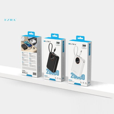 EZRA POWER BANK Cargador Portátil 35W - 20000mAh Salida 2USB - 2C-C PB130.