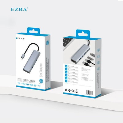 EZRA Adaptador Hub 5 en 1 HDMI -USB -C -TPC UH15.