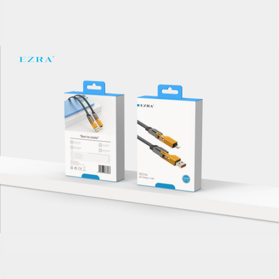 EZRA Cable 4en1 Carga y Datos de Carga Rapida de 65W USB-TPC-IOS-V8 DC364.