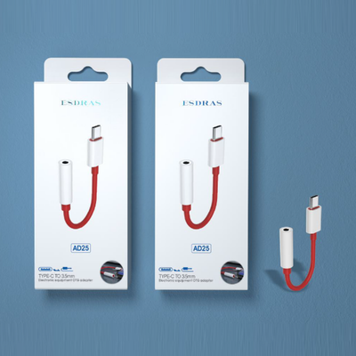 1227 - Adaptador USB,TPC Jack 3.5mm Para Auriculares 3,5 AD25.