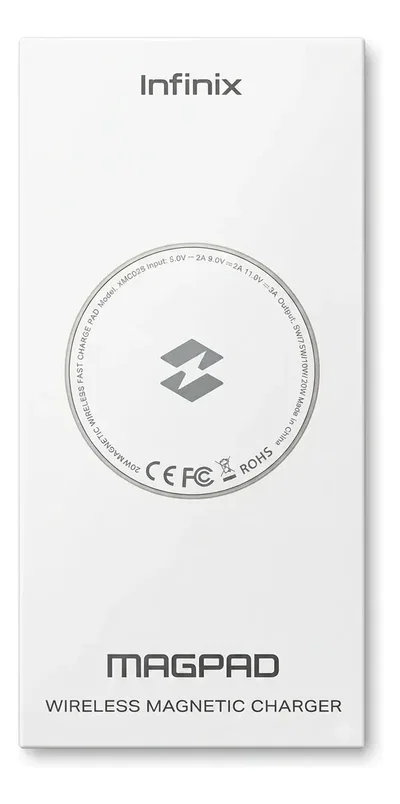 INFINIX Cargador inalámbrico Magnético Magsafe 20w Portátil