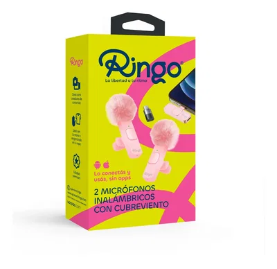 Micrófono Inalámbrico Ringo X2 C/cubreviento C + Lightning