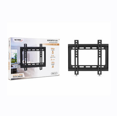 1142 - NETMAK SOPORTE FIJO DE 23″- 43″ NM-ST03