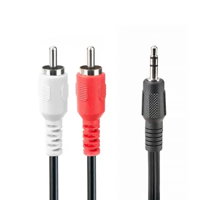 PRONEXT CABLE 3 MTS / 2 RCA A 3.5 MINIPLUG 3 MTS