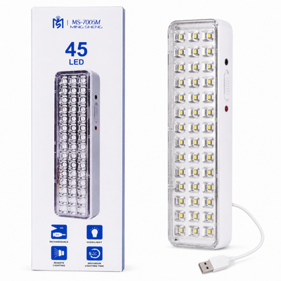 815 -LUZ DE EMERGENCIA 45 LED MS-7005M
