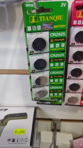 Pilas tiangui de 3V Cr2025